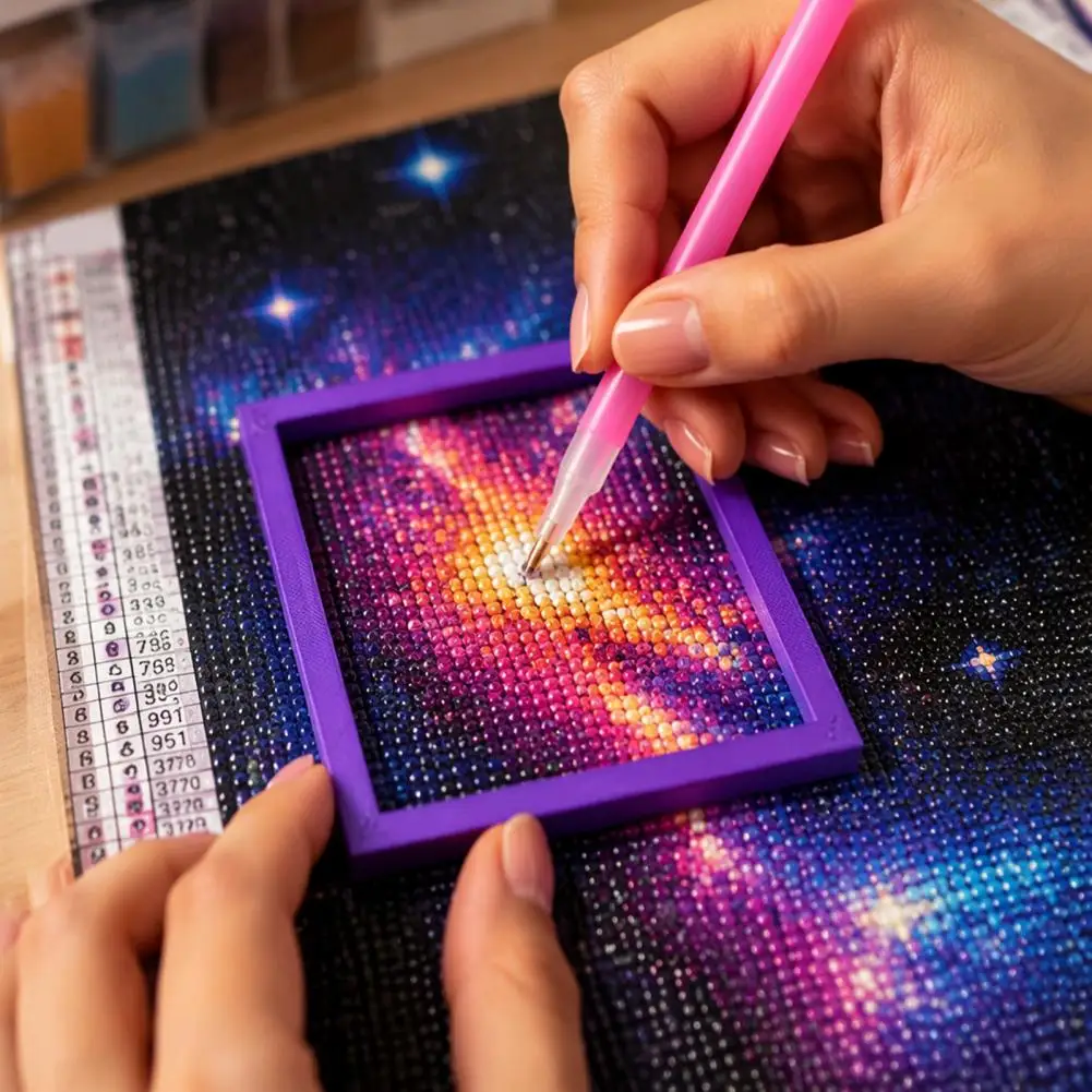 Rhinestone Art Positioning Tool Rhinestone Art Alignment Frame 2pcs Rhinestone Art Positioning Frame Set for Painting for Craft