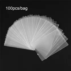 100Pcs/Bag 65*92mm/59*91mm New Card Sleeve Cards Protector Magic Game Play Card Transparent Outdoor Board Games Accessories