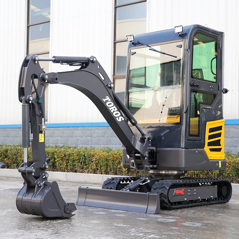 Free Shipping Mini Small Digger Hydraulic CE/EPA Compact Crawler Mini Excavator China Wholesale Mini Bagger 2 Ton Customized