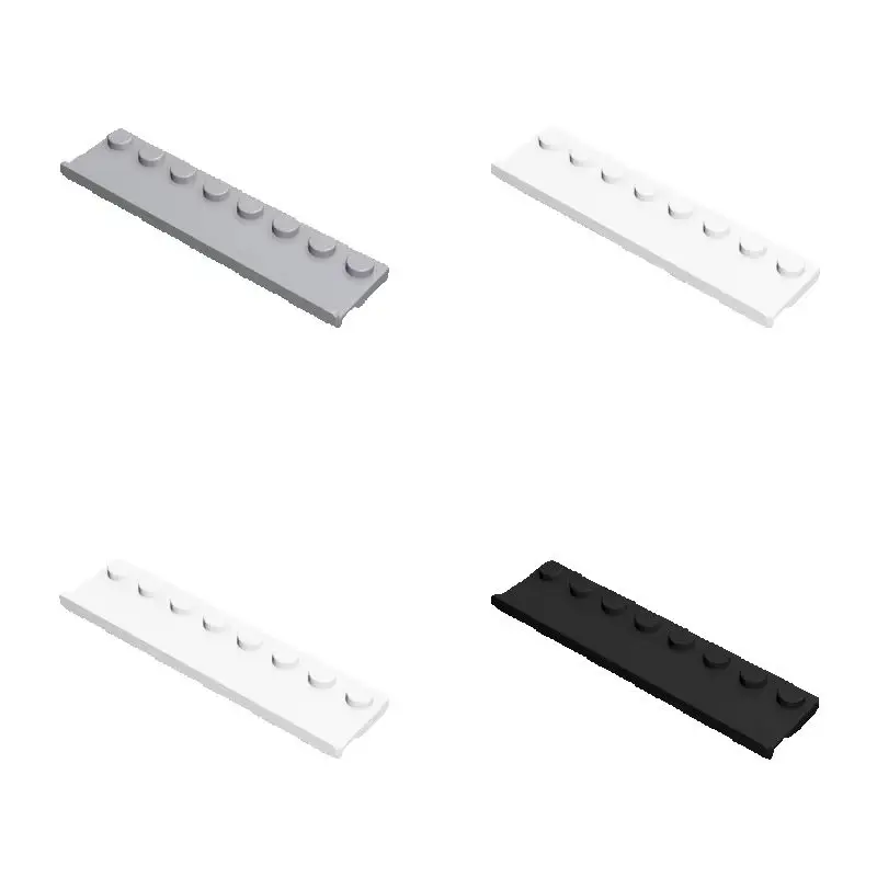 20pcs MOC Assembles Particles 30586 Plate Modified 2 x 8 with Door Rail Building Blocks Kids DIY Educational High-Tech Spare Toy