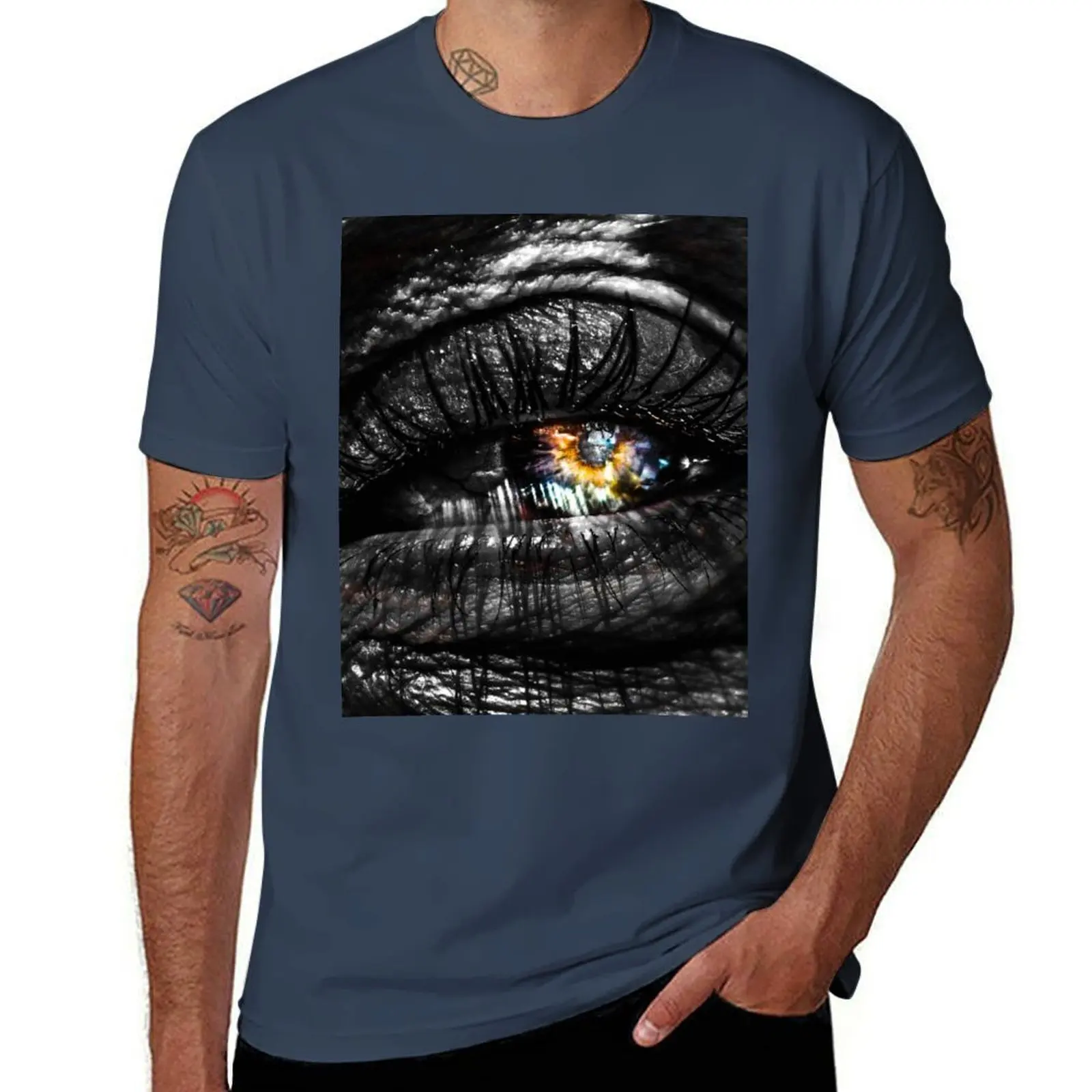 

The Seeing Eye, and the Age Old Question T-Shirt Festival Casual Short Sleeve