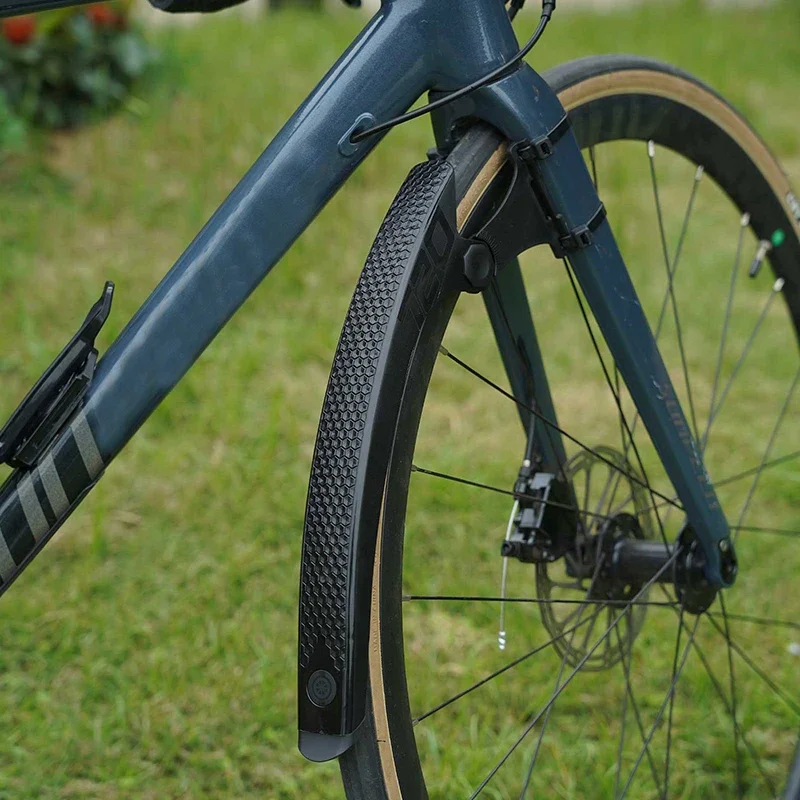 Bicycle Detachable Mudguard Bike Fender PP Soft Strong Mud Fender 700C Gravel Road Bike Protector for Bicycle Front Rear Wheel