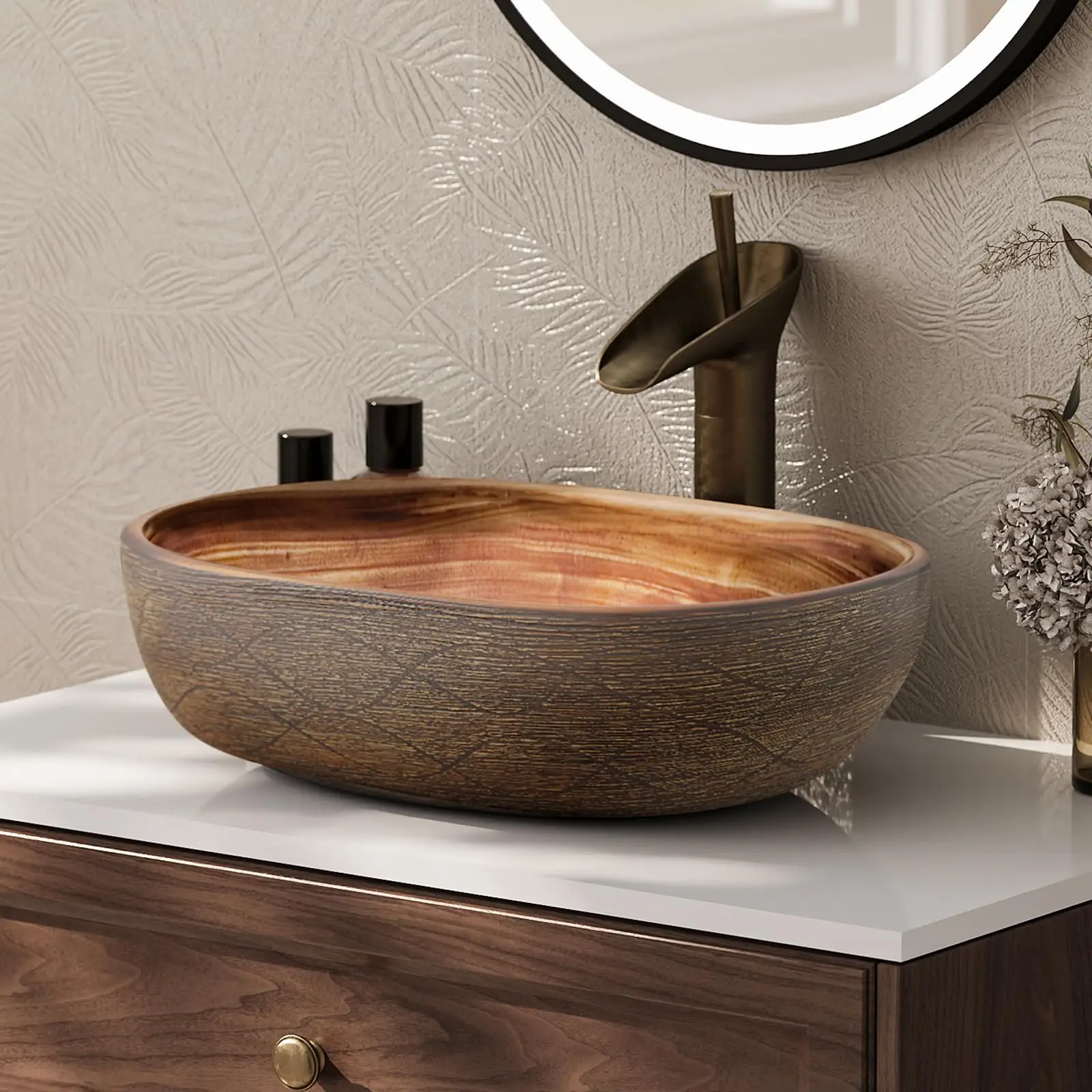 Bathroom Vessel Sink, 18.82