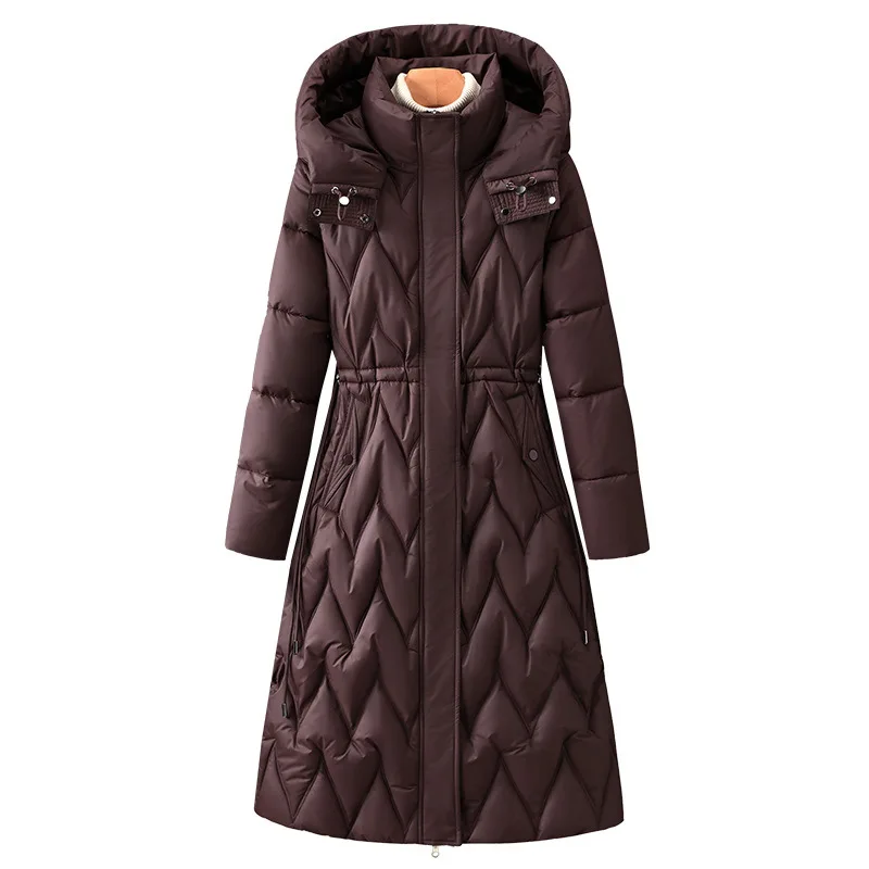 Long Over-knee Padded Jacket Women's Jacket Padded Jacket Padded Jacket