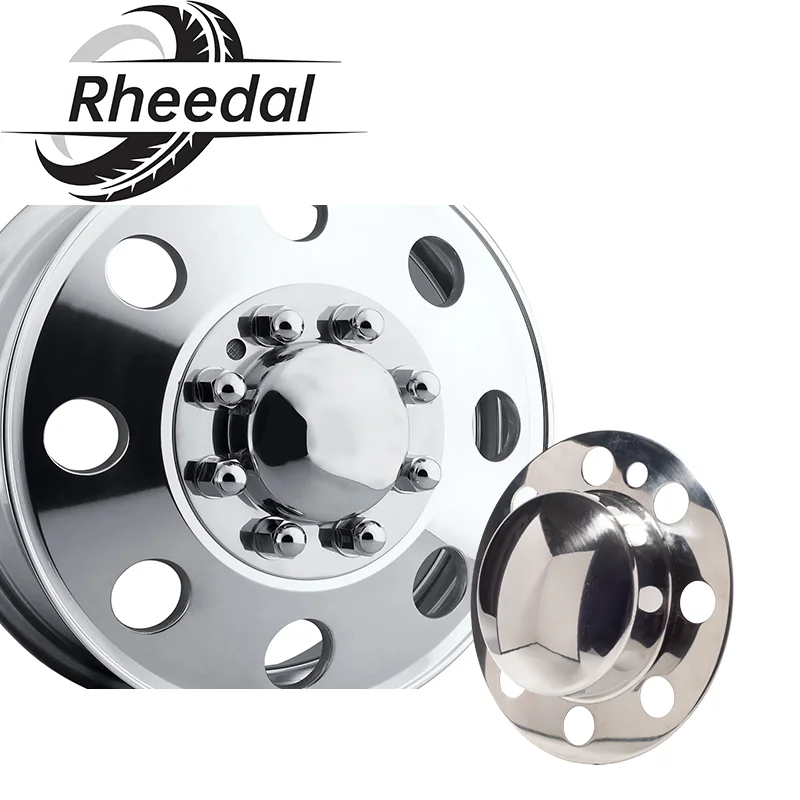 

Rheedal 1/2PCS 131mm/5.15" Hub Stainless Push Through Center Caps For #3108-06 FRONT DUALLY 8 LUG AMERICAN EAGLE ALLOY WHEEL ACC