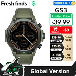 [Estreno mundial] Reloj inteligente Blackshark GS3, versión Global, pantalla AMOLED de 1,43 