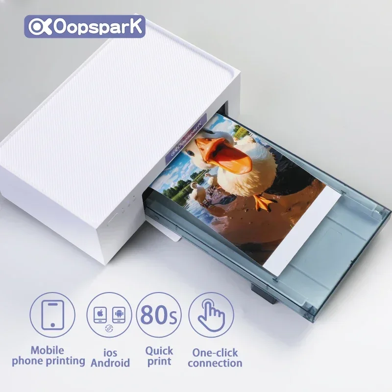 2026/Customizable Intelligent Mobile Phone Back Sticker Printer Portable Mini Photo Printer