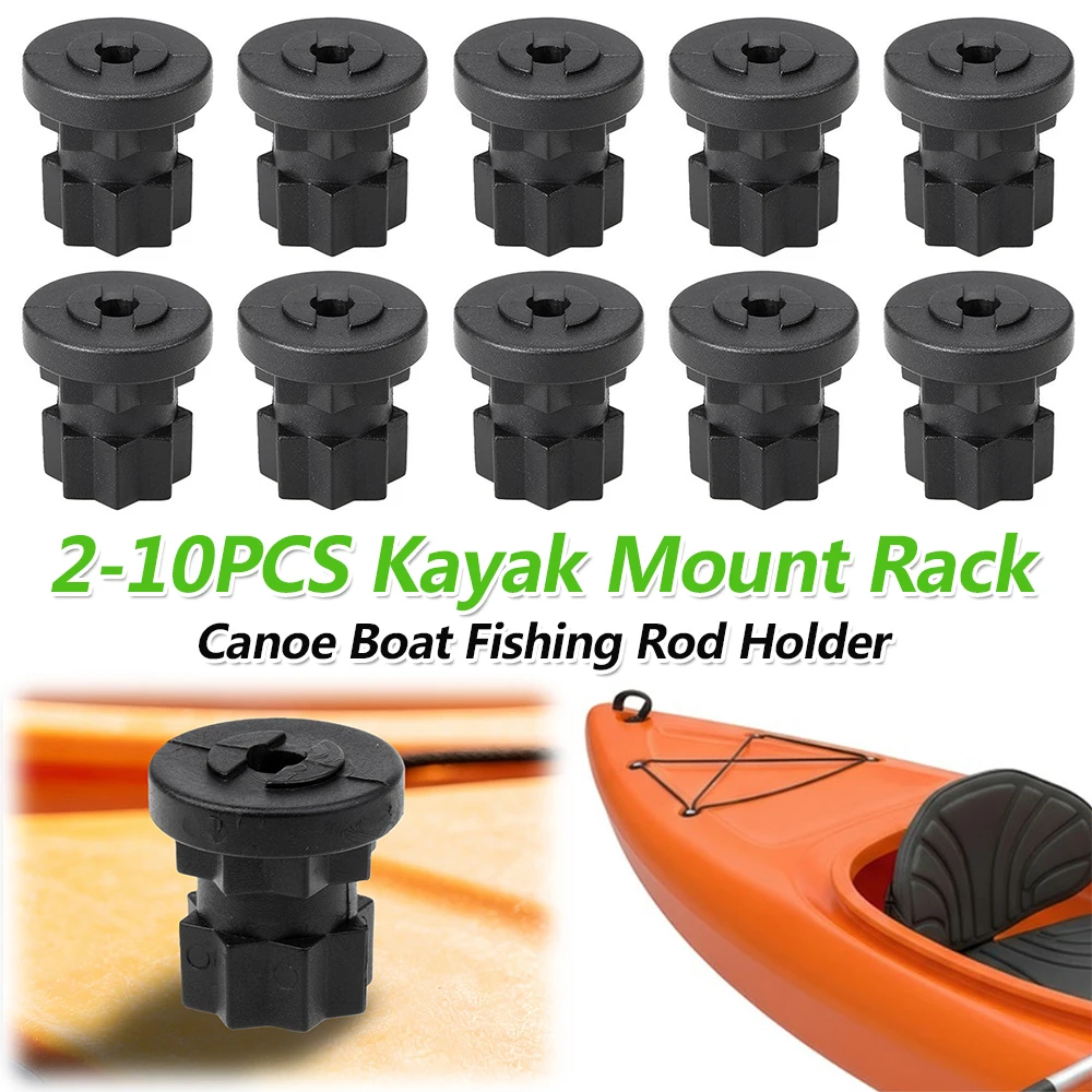 Kayak Mount Rack Rustproof Nylon Mounting Adapter Base Fish Finder Mounting Base For Canoe Dinghy Yacht Rowing Boat Accessories