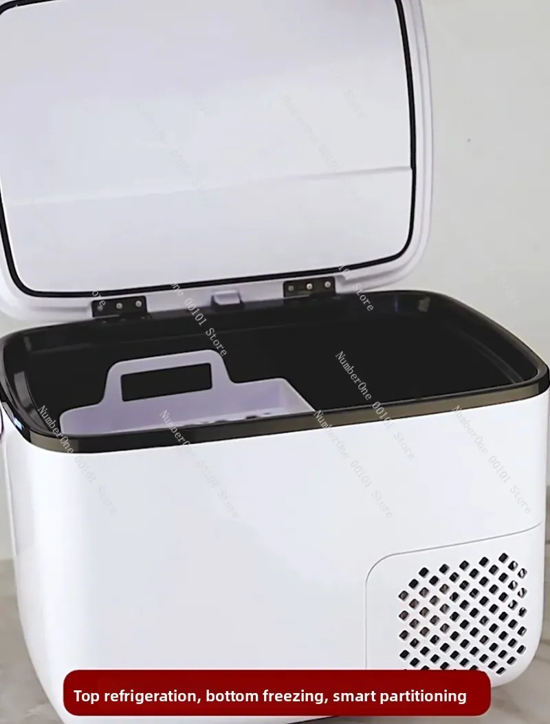 12V 24V 220V Portable Compressor Car Fridge, Mini Freezer for Truck RV Camping & Household Use