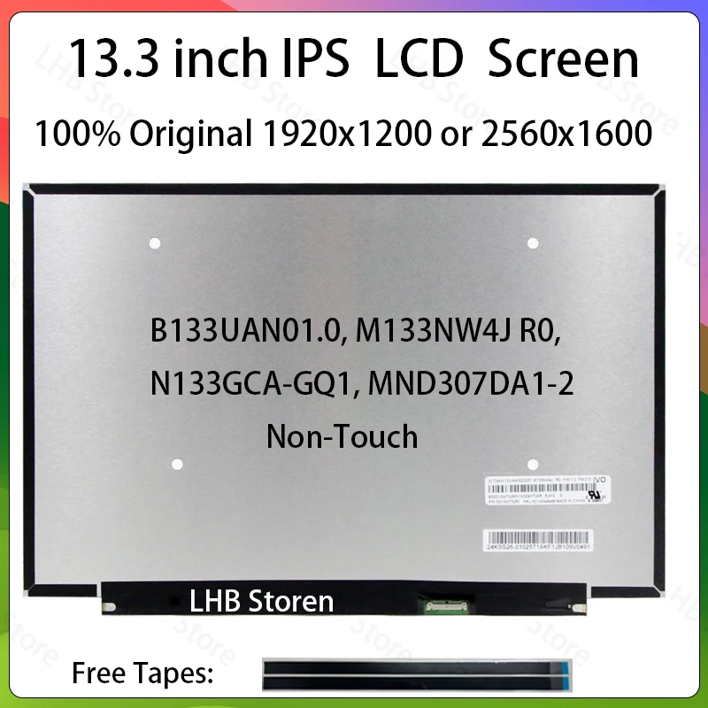 

13.3" Laptop LCD Screen For Lenovo ThinkBook 13s G2 ARE ITL 13s G3 ACN Display Matrix Panel Replacement WUXGA / QHD Non-Touch