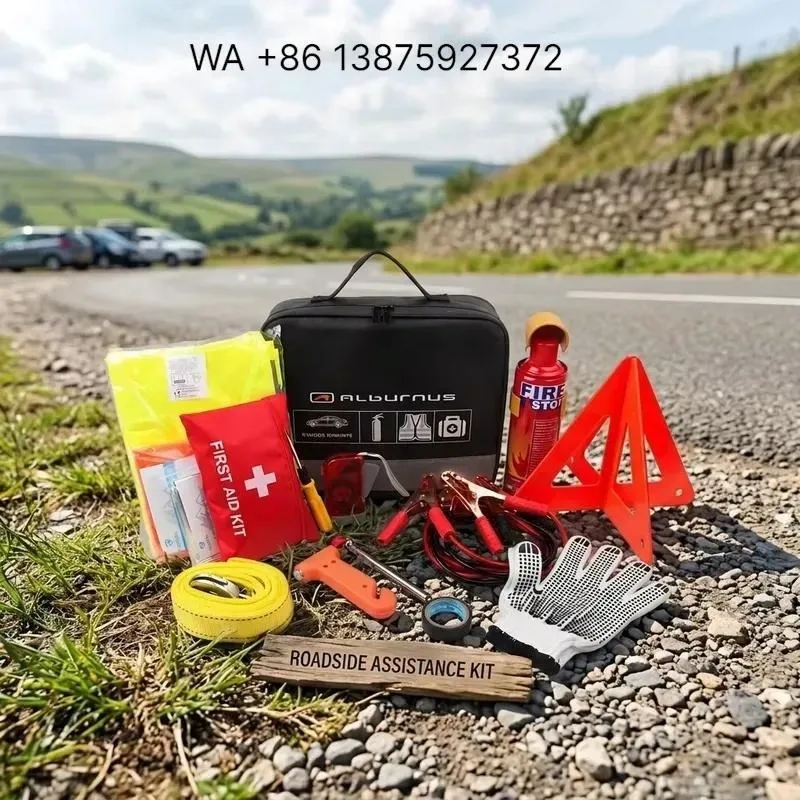 Wmwmnu Custom Logo Car Roadside Emergency Kit Set Popular Vehicle Emergency Tool Kit Set for Manufacturer