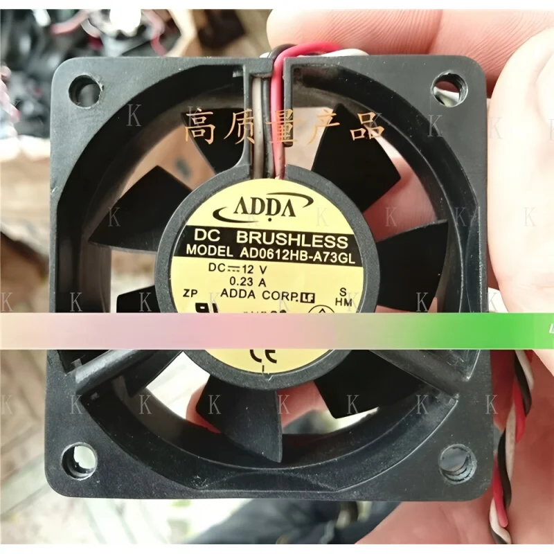 C  FOR  1 PCS  ADDA Fan AD0612HB-A73GL DC12V 0.23A  6025 6CM  3 Wire cooling fan # A6–27