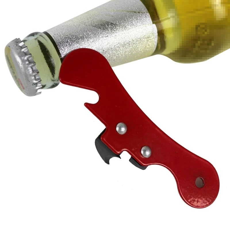 

R1WA Multifunction Can Opener Iron Side Cut Manual Tins Professional Ergonomic Jar Tins Opener Can Kitchen Tool