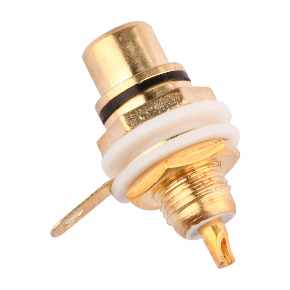 1pcs 4pcs 10pcs RCA Female Socket Connector Chassis Panel Mount Adapter Audio Terminal Plug 3.5mm Plug