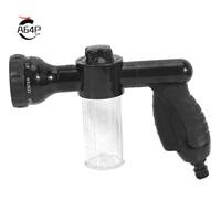 A64P-Garden Hose Foam Nozzle, 8 Mode Adjustable Foam Sprayer, Car Washer, Water Soap Dispenser, High Pressure Hose Spray Nozzle,