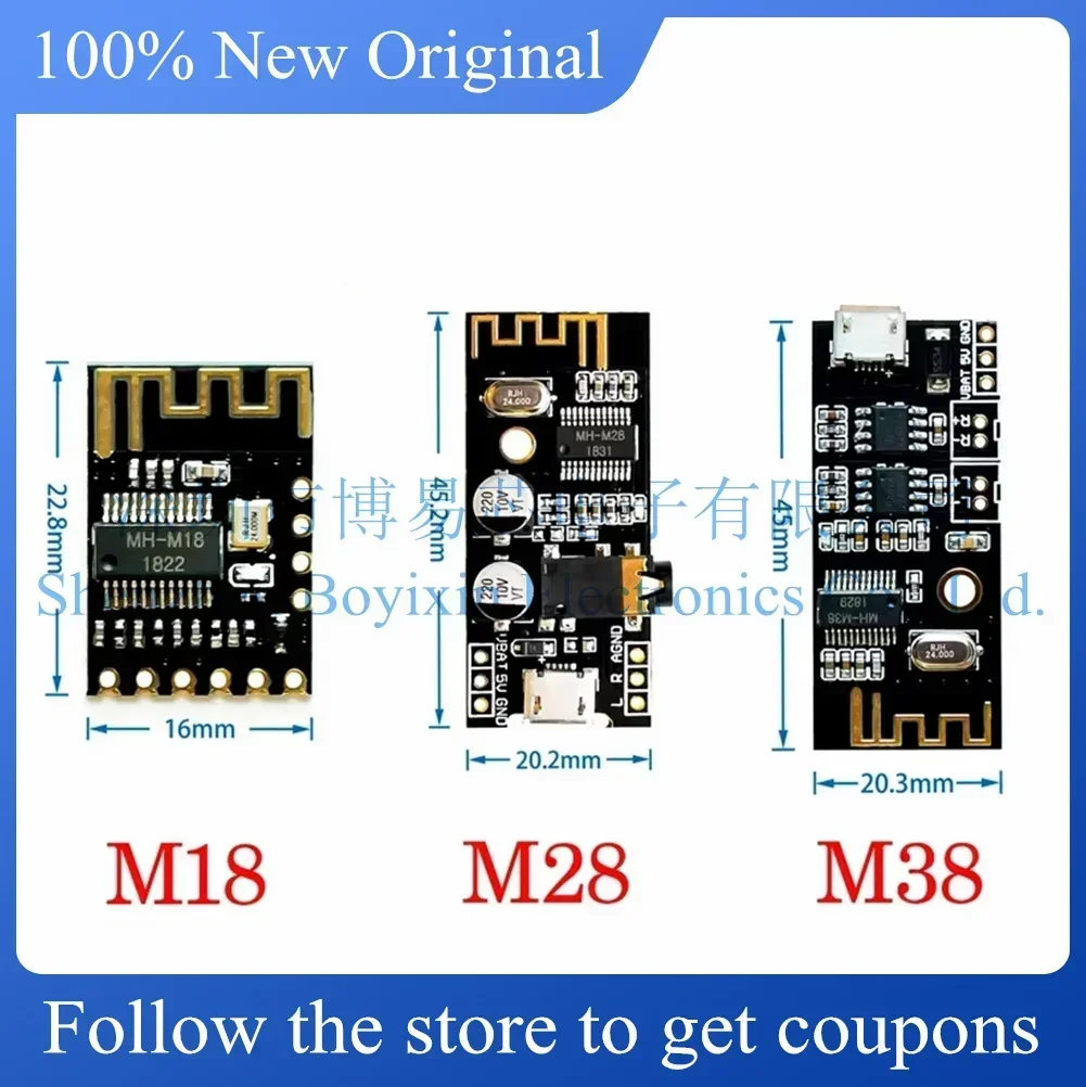 

NEW MH-MX8 wireless bluetooth audio module 4.2 stereo, lossless high fidelity HI-FI DIY modification