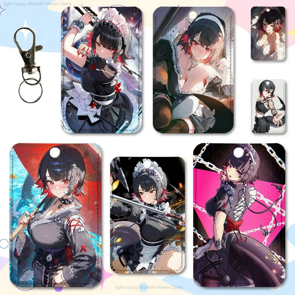 

E-Ellen J-Joe ZZZ Cute Cartoon Card Keychain Anime Fashion Pendant Bag ID Door Card Case Bus Card