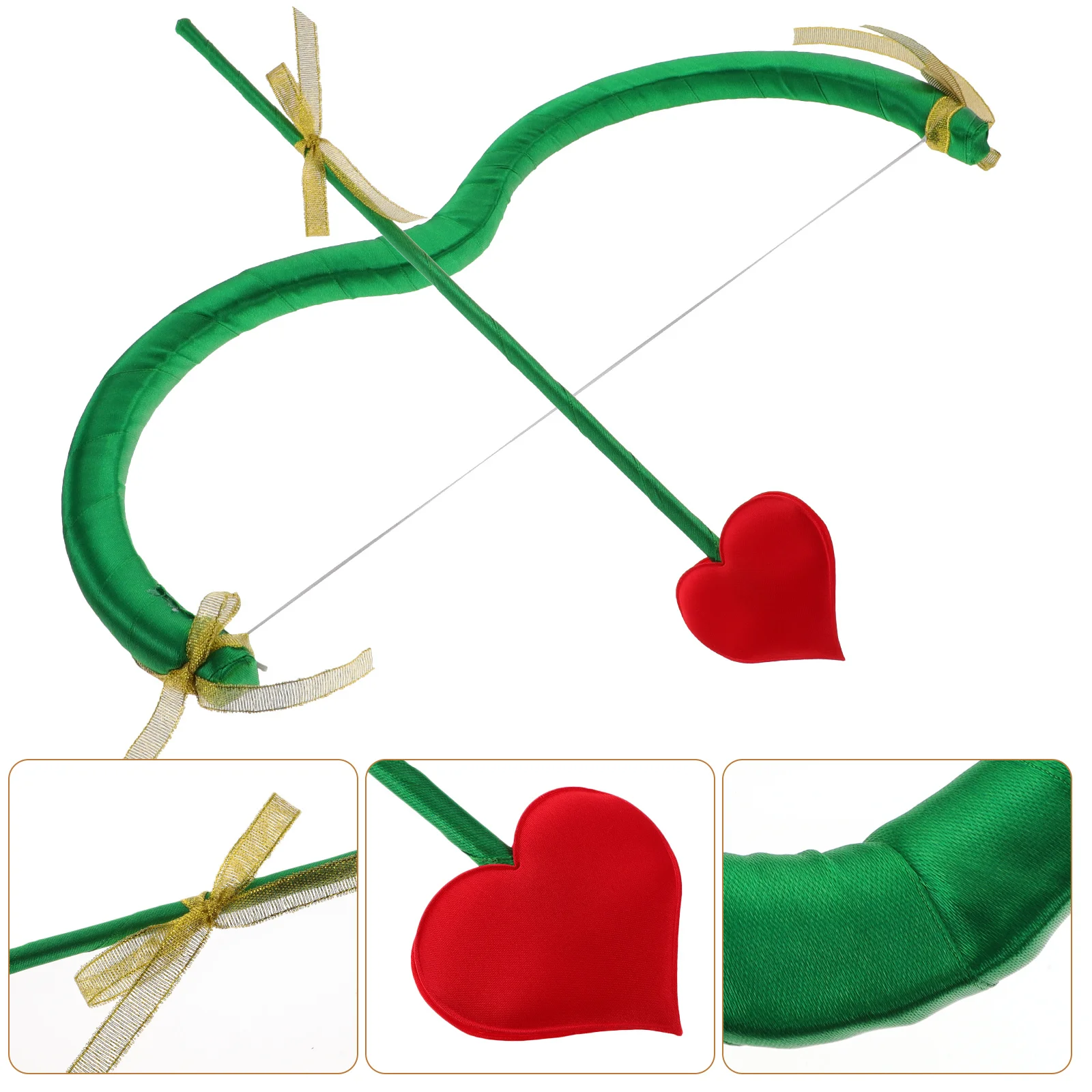 1 ensemble d'accessoires de Costume avec nœud et flèche Cupidon, léger, Compact, créatif, cadeau de saint-valentin pour femmes, hommes et enfants