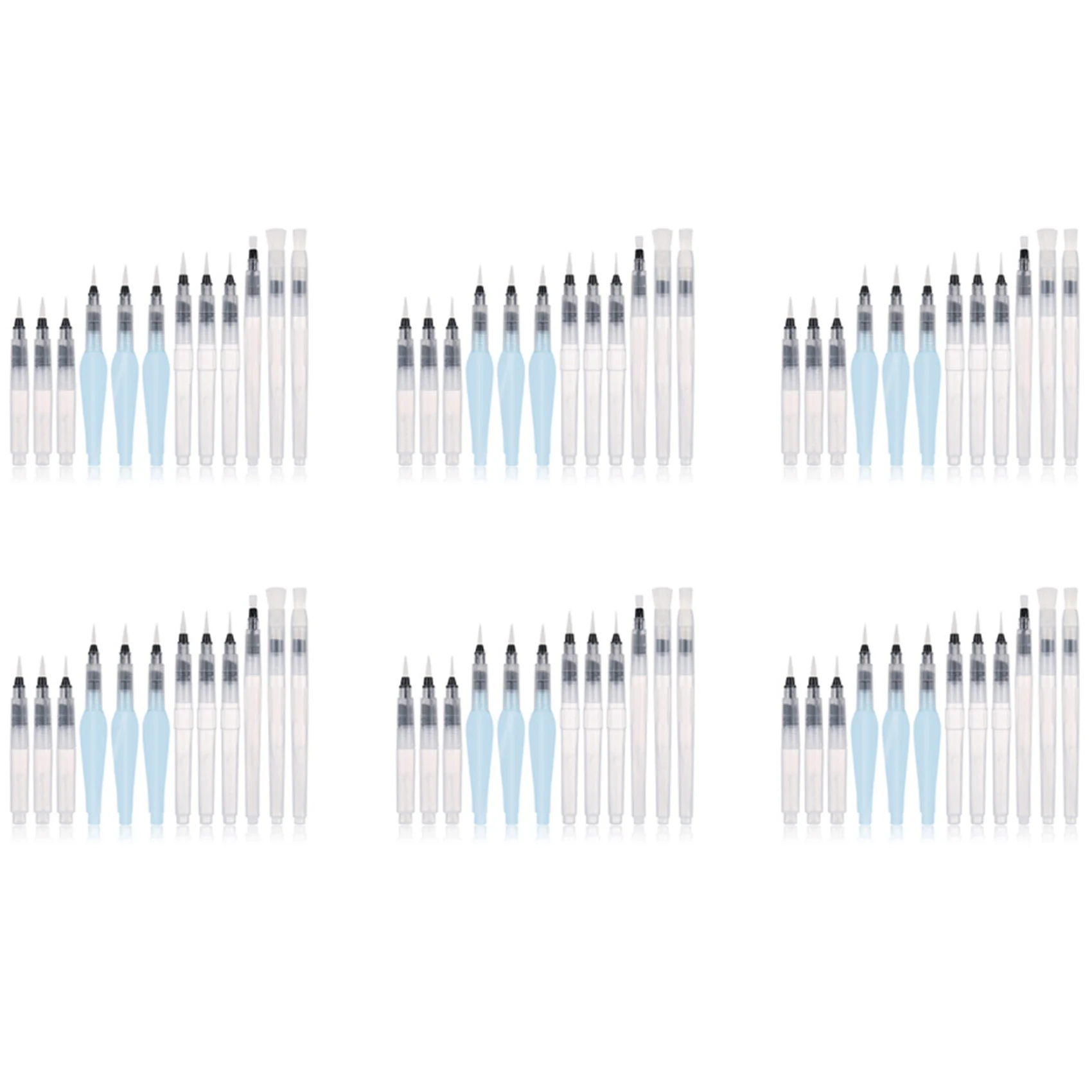 Набор акварельных кистей, 72 шт. ручки для водяных кистей, многоразовые кисти для аква-краски, чернила и водяные кисти, ручки, товары для рукоделия