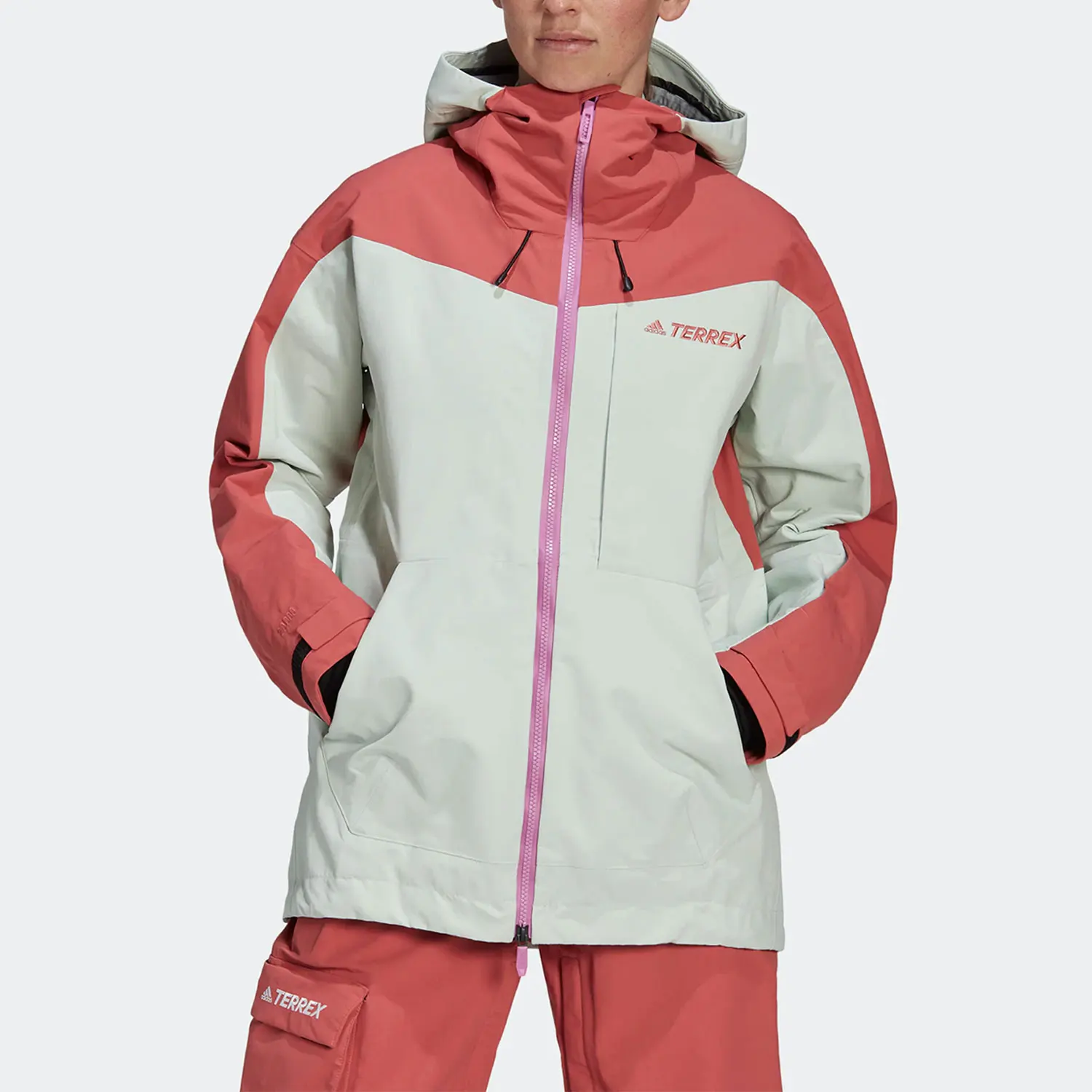 

Adidas Originals TERREX Women's Outdoor Sport Hooded Ski Jacket HC7726