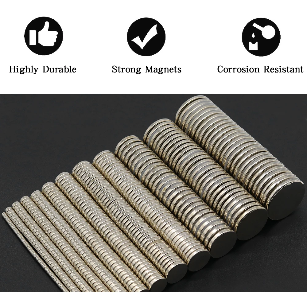 N35 Super Strong Magnet 3x3/5x3/6x3/7x3/8x3/10x3/12x3/15x3/20x3mm Round Magnetic NdFeB Neodymium magnet Powerful Disc imanes