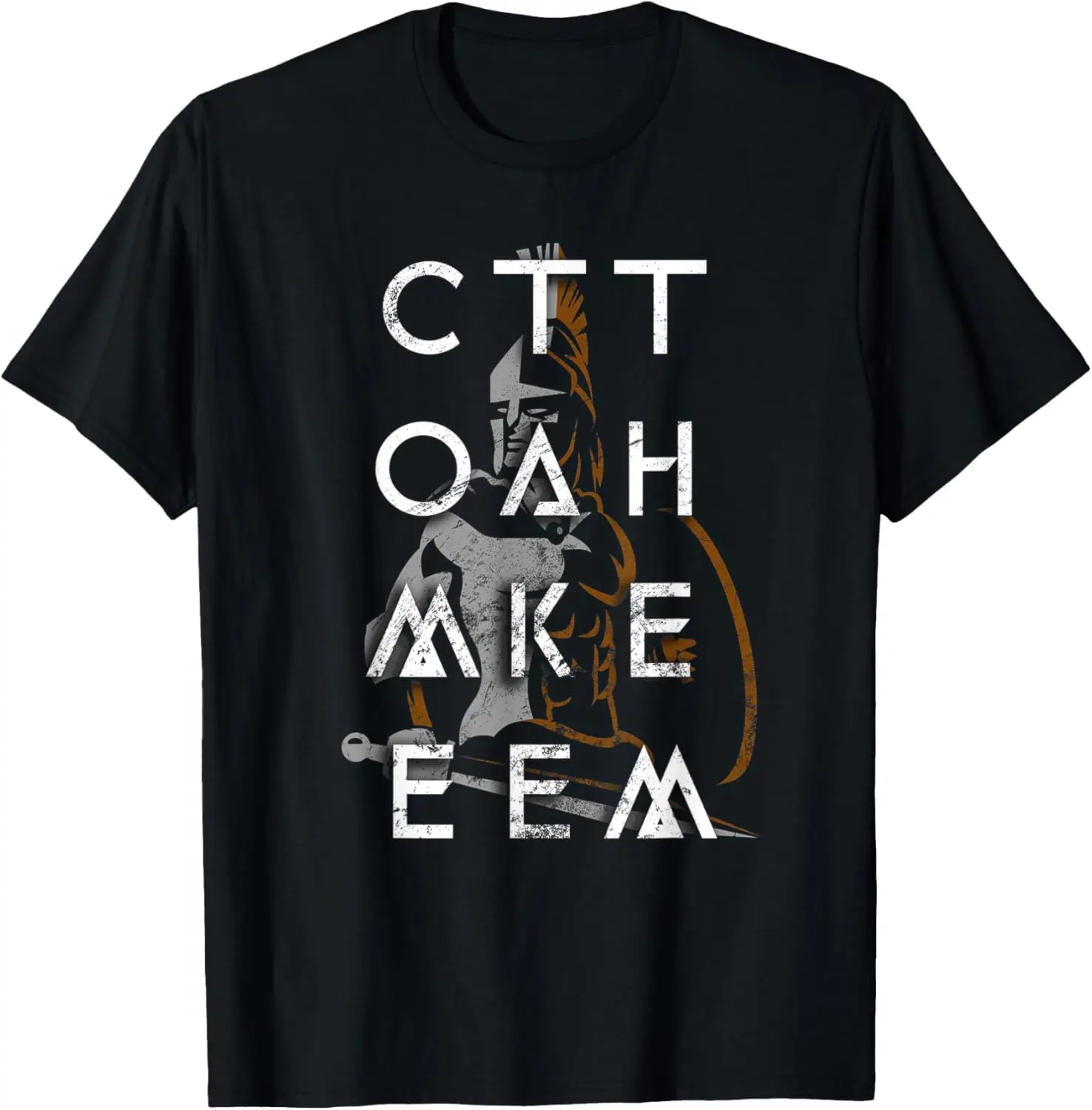 

Spartan Warrior Quote Come And Take Them Ancient Greek T-Shirt