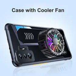 Per Xiaomi Poco F4 GT custodia di raffreddamento grafene lega di alluminio gioco copertura di dissipazione del calore + radiatore per Poco F3 F4 GT F5 Pro 5G