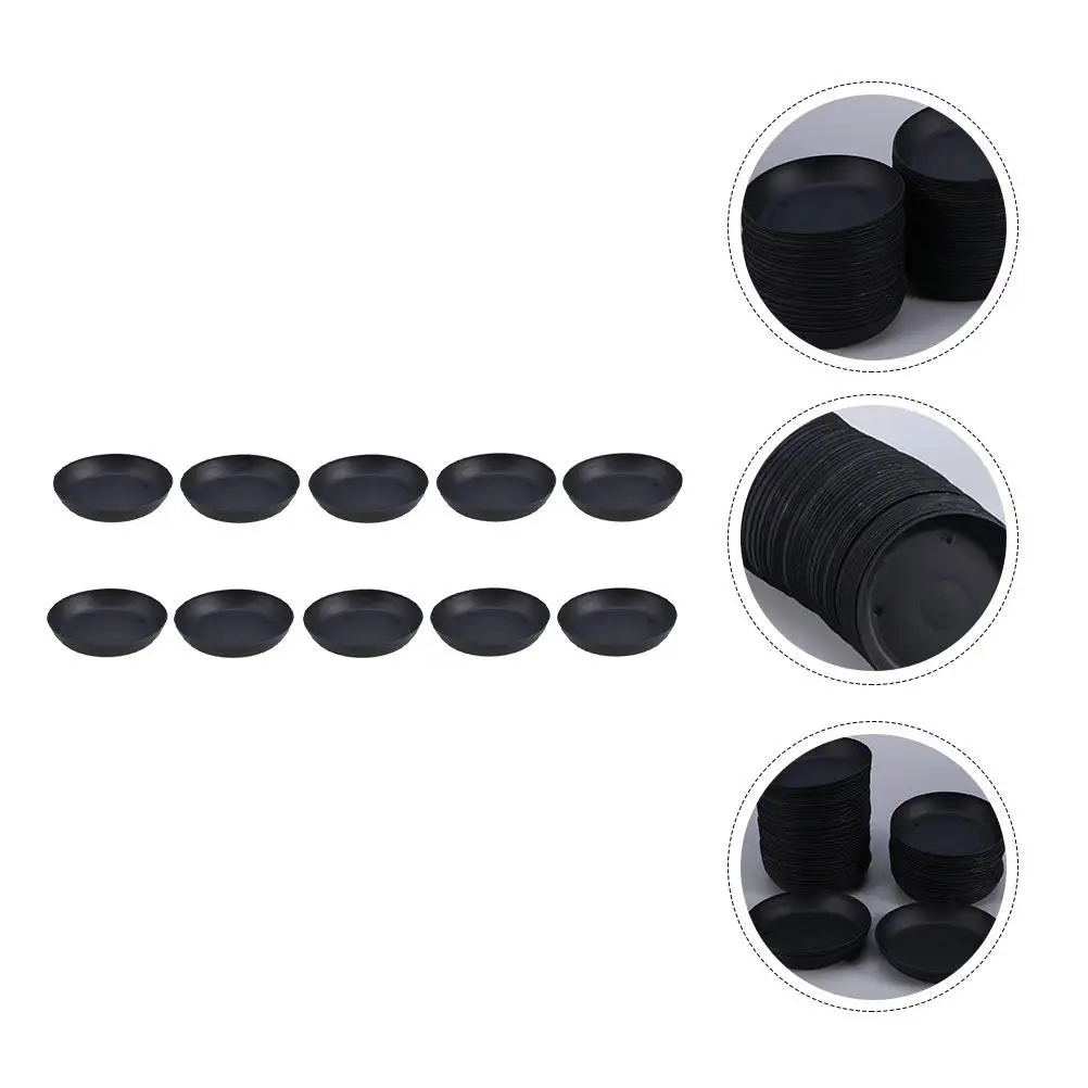 15Pcs Plastic Flowerpot Tray Sturdy Impact Resistant Plant Pots Saucer Lightweight Long-Lasting Indoor Outdoor Gardening
