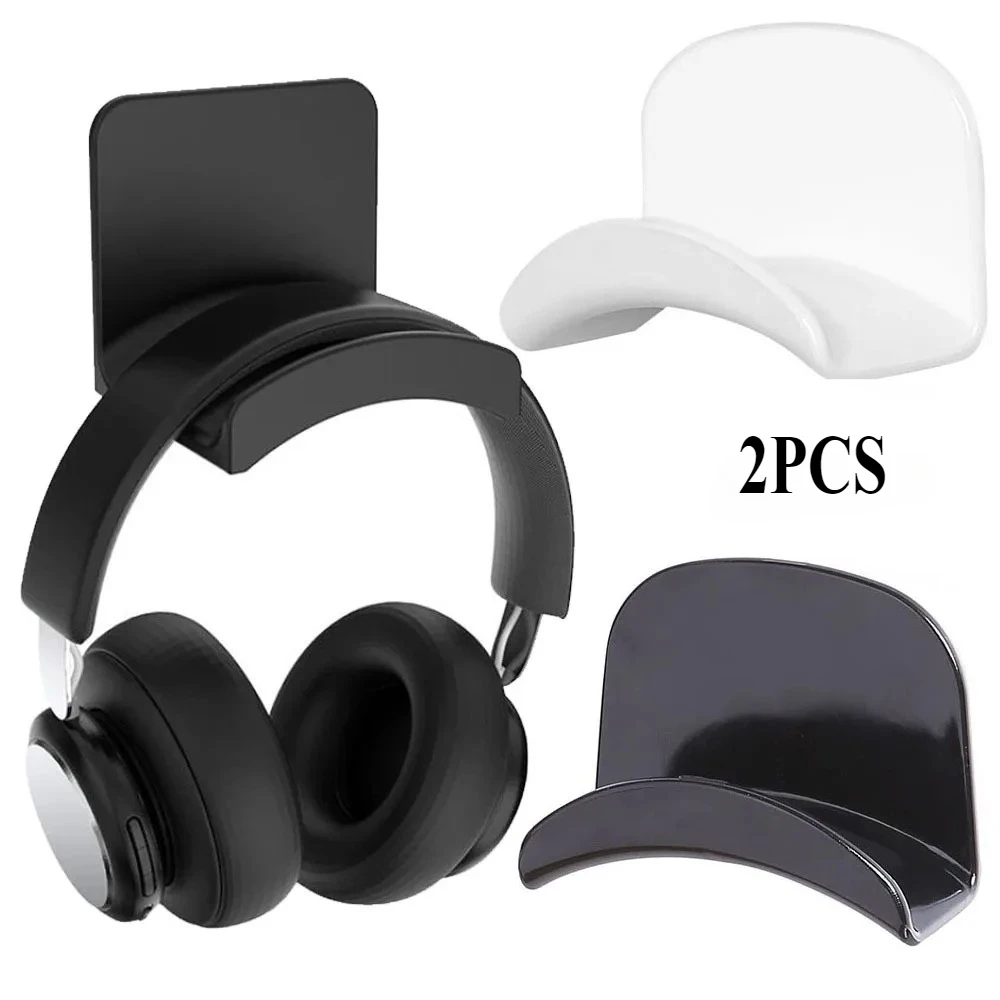 2/1 stücke Kopfhörer Halterung Lagerung Haken Schlafsaal Wand-montiert Computer Headset Halter Kopfhörer Display-ständer Racks