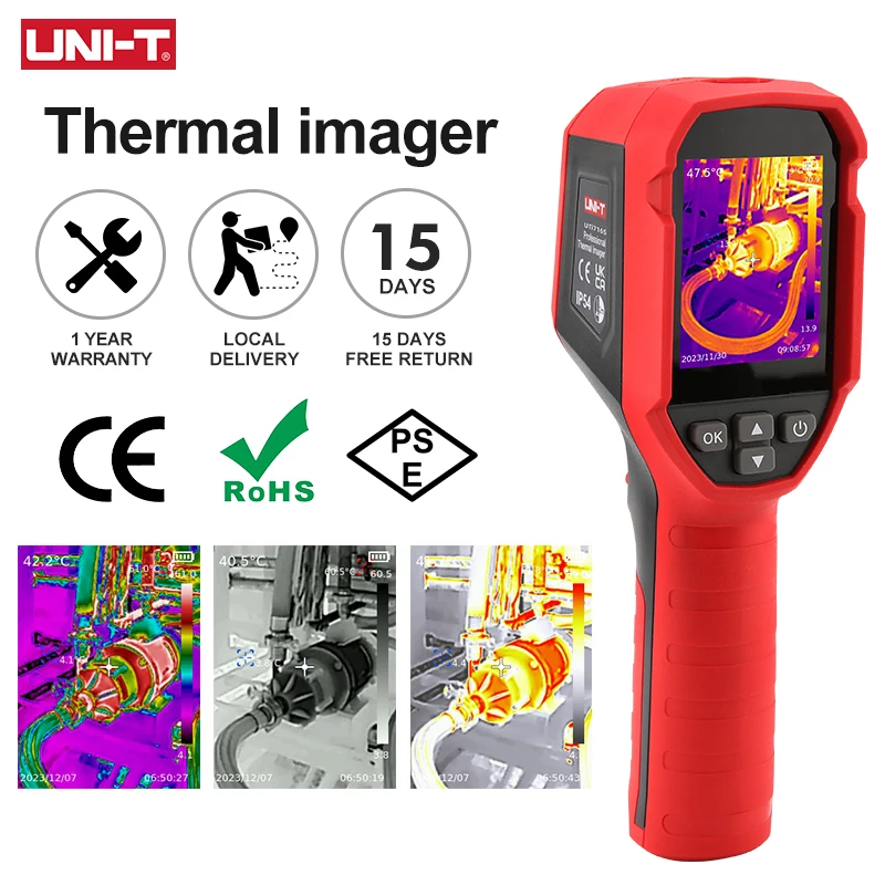 

UNI-T UTi716S Thermal Imager Infrared Resolution 160x120 Thermal Imaging Camera With PC softwareElectricity Inspection