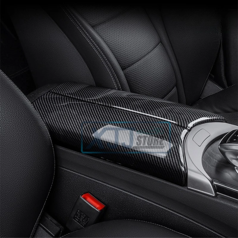 

for Mercedes Benz G Class W464 G350 G500 G63 2019-2022 2023 2024 2025 Carbon Fiber Look Central control armrest box lid panel