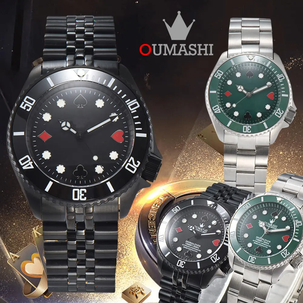 NH35 Watch automatic mechanical movement watch NH36/NH35 new men's watch sapphire glass luxury watch