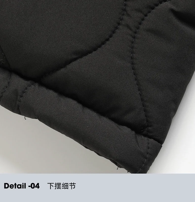 New Autumn/Winter Solid Color Fleece-Lined Thickened Warm Windproof Cotton Jacket Men's Casual Loose Sports Plus Size Outerwear
