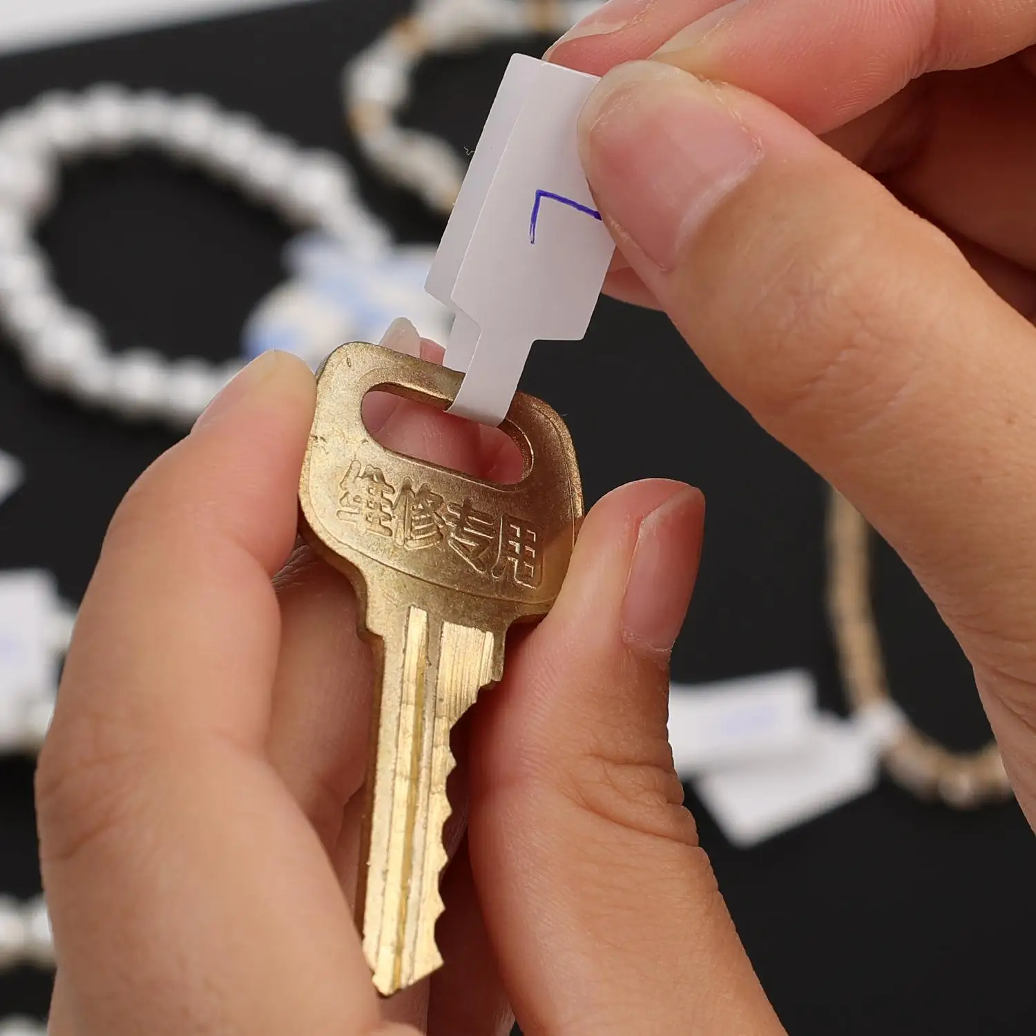 4000Pcs Jewelry Price Tags Stickers Full-Adhesive Wrap-Around Labels for Rings, Necklaces & Display, Foldable Design