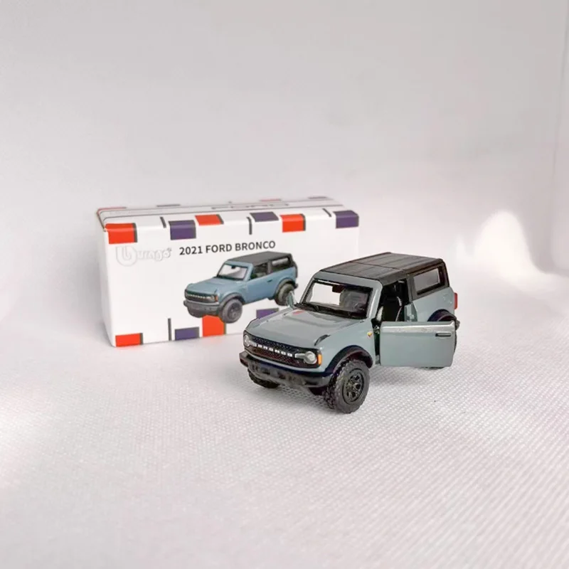 

Diecast 1:64 Scale BRONCO 2021 Off Road Vehicle Alloy Car Model Finished Product Simulation Toy Collection Gift Static Model