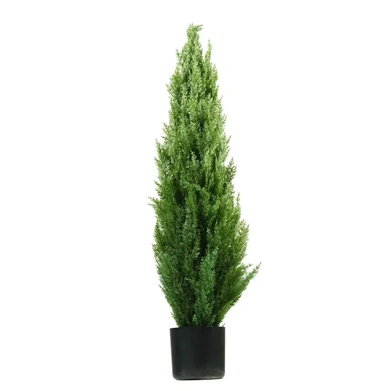 

O-X582 Wholesale UV Resistant Potted Artificial Pin Tree Landscaping Artificial Podocarpus Tree Fake Bonsai Outdoor