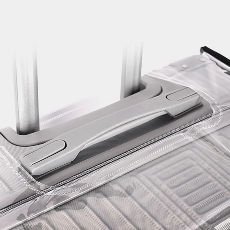 Juste de Protection de Bagages en PVC, Anti-Poussière, Anti-Rayures, Résistante à l\'Usure, pour Valise Trolley, 1 Pièce