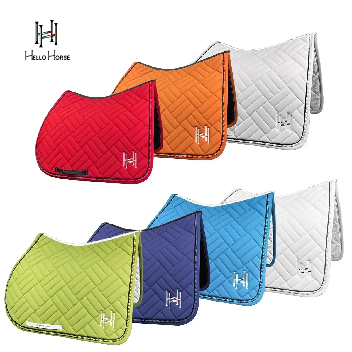 

Дышащая и прочная подкладка для конного седла Hello Horse: для соревнований и тренировок, разноцветная, для конного спорта