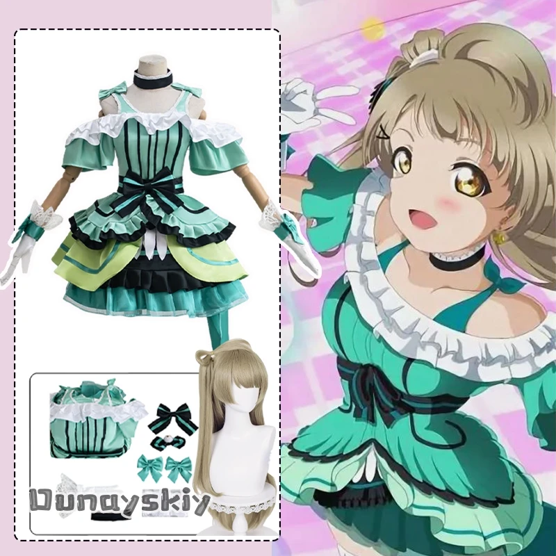 

Аниме LoveLive Минами Котори Косплей Костюм {Amanda Cos}Маскировка на Хэллоуин Униформа Лолиты KiRa-KiRa Sensation! Платье RolePlay