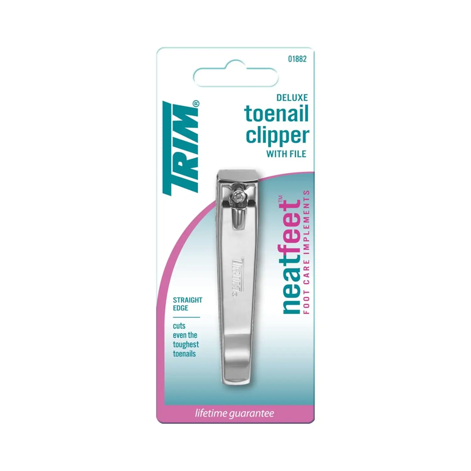 

Deluxe Toenail Clipper with File, Stainless Steel, Cuts Thick Nails, Helps Ingrown, Nail Care Tool