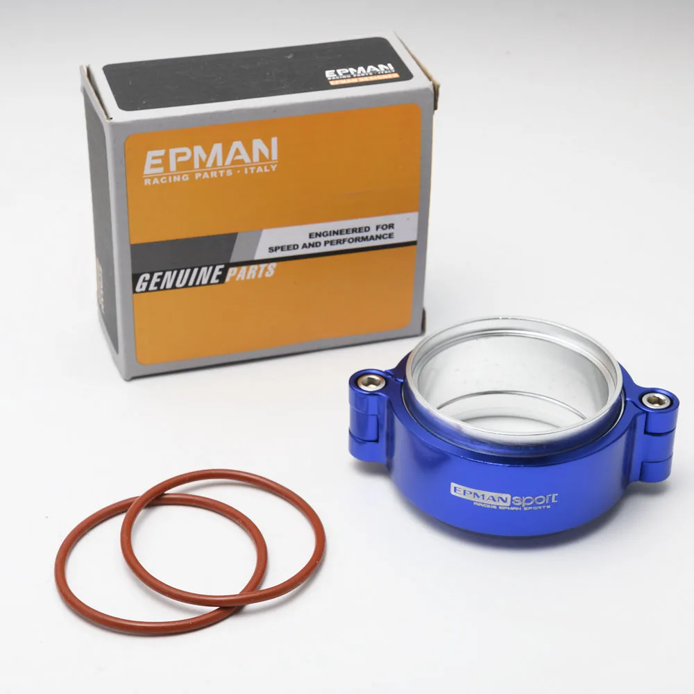 EPMAN HD Exhaust V-band Clamp w Flange System Assenbly Anodized Clamp For 3.5\