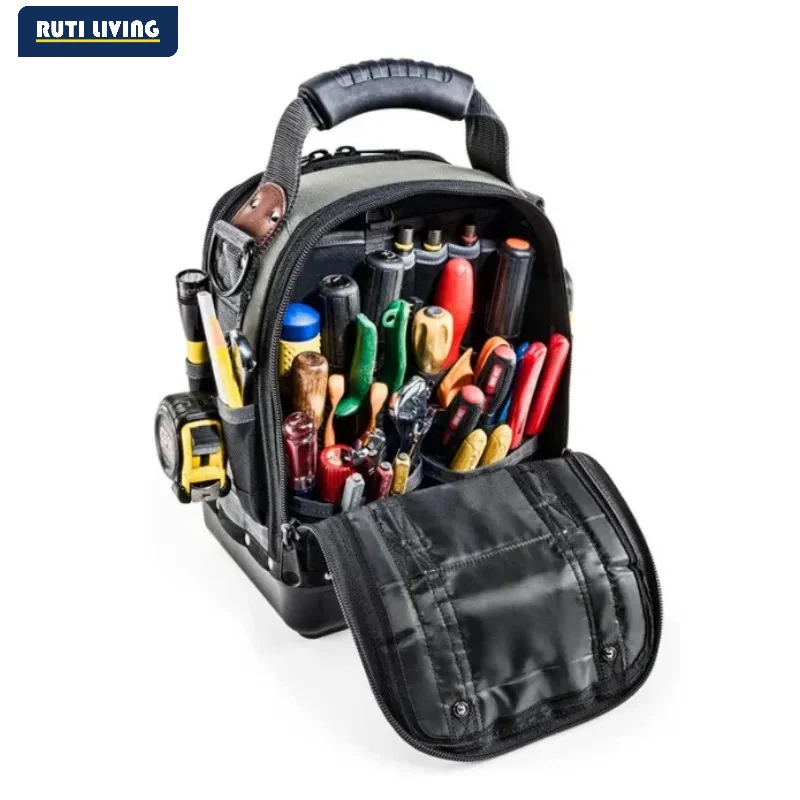 RUTI Tool Bag Backpack, Multi-Tool Pouch With Shoulder Strap, Heavy-Duty Padded Shoulder, Back, and Waist