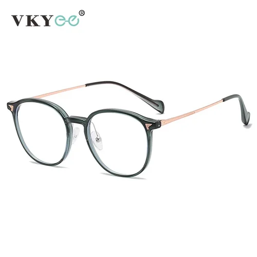 VICKY, gafas de mujer con montura redonda TR90 a la moda, montura fina, se pueden personalizar, gafas graduadas antiluz azul, gafas para miopía