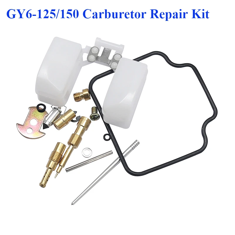 GY6-125/150 Carburetor Repair Kit is suitable for motorcycle GY6 125/150 carburetor parts repair kit 1 set