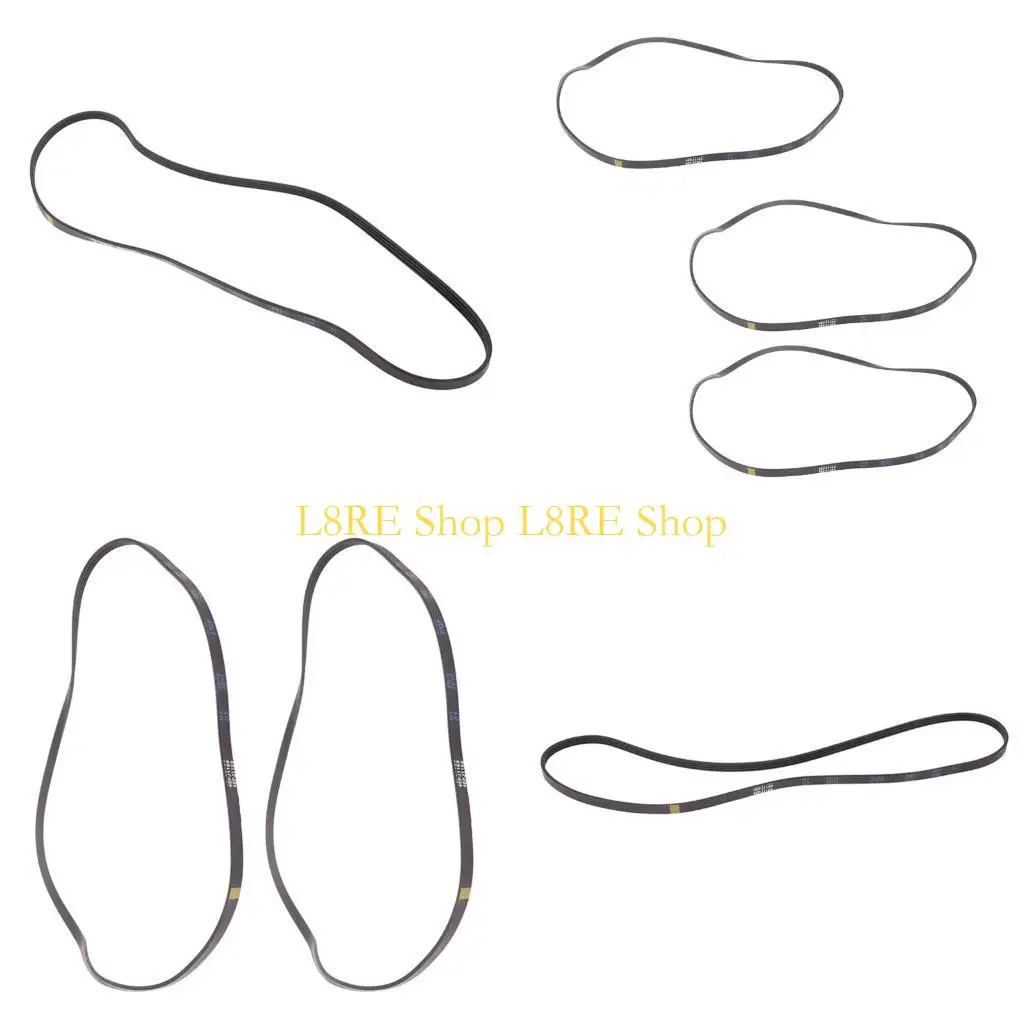 L8RE 4EPJ1169 Laundry Machine Drive Belt 4-Rib 1169 mm Black Rubber Washer Replacement Belt for Drum Repair and Maintenance Use