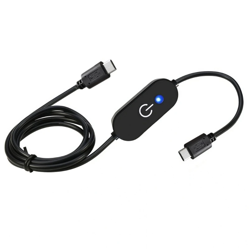 USB C Switches Cable Touch Dimmer Type C Power Supply for LED Lights Supporting Memory Function and 3A High Drive Output 77JC