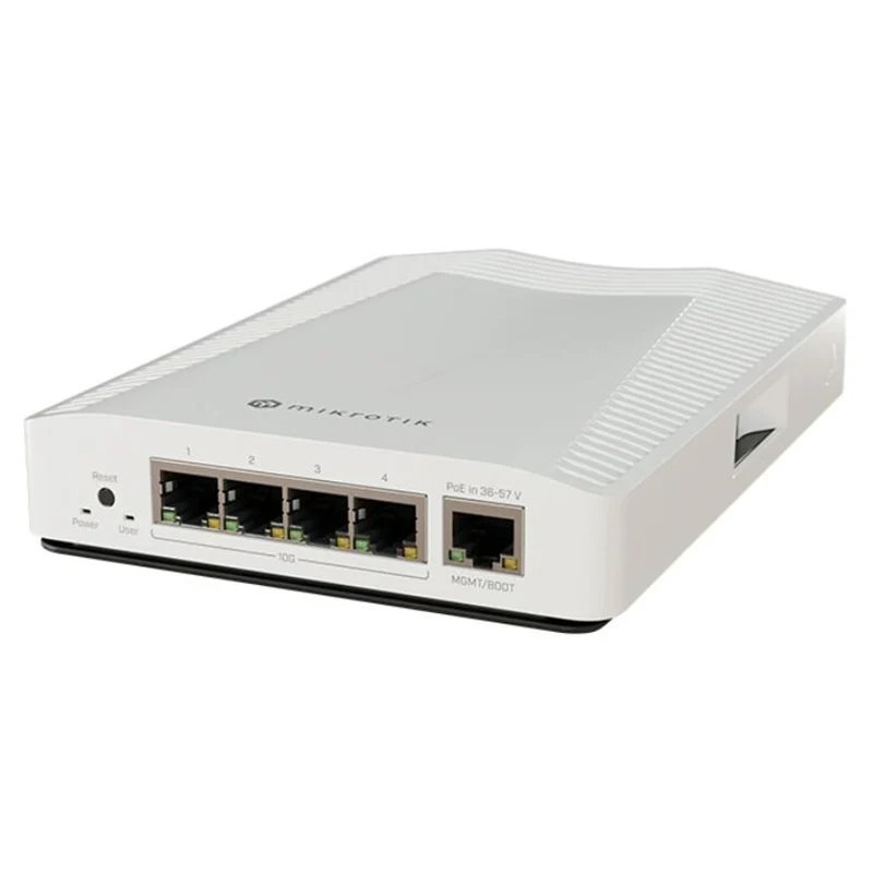 Porte Ethernet Mikrotik CRS304-4XG-IN 4x10G Alimentatore ridondante switch