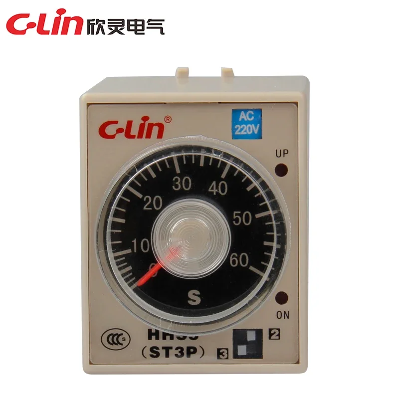 Xin Ling brand HHS5-B (ST3PA-B) 1S 10S 60S 6M delay time relay JSZ3A-B