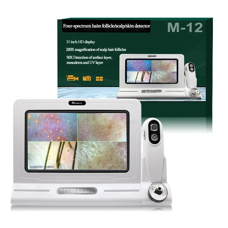 11 Inch Professional High Quality HD Hair Follicles Scalp Scanner Detector Hair Analyzer / Skin And Scalp Hair Analysis Machine