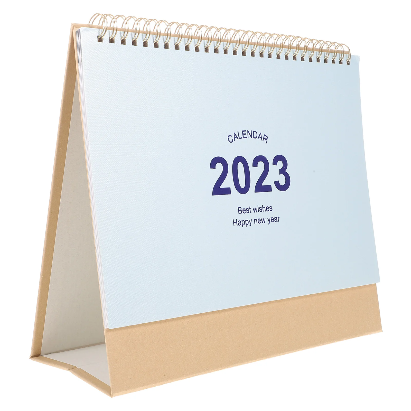 

Tabletop Standing Calendar Large Lattice Decorate Household Office 2023 Planning